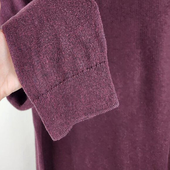 HOPE Stockholm Unisex Knit Crewneck Rule Sweater Burgundy sz 50 (US L) - Picture 5 of 9